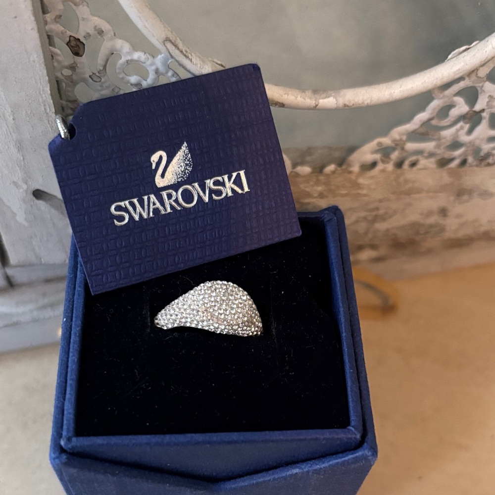 Atelier Swarovski Silver Crystal Ring